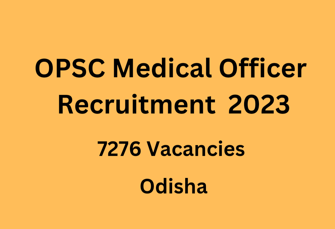 OPSC Medical Officer Job